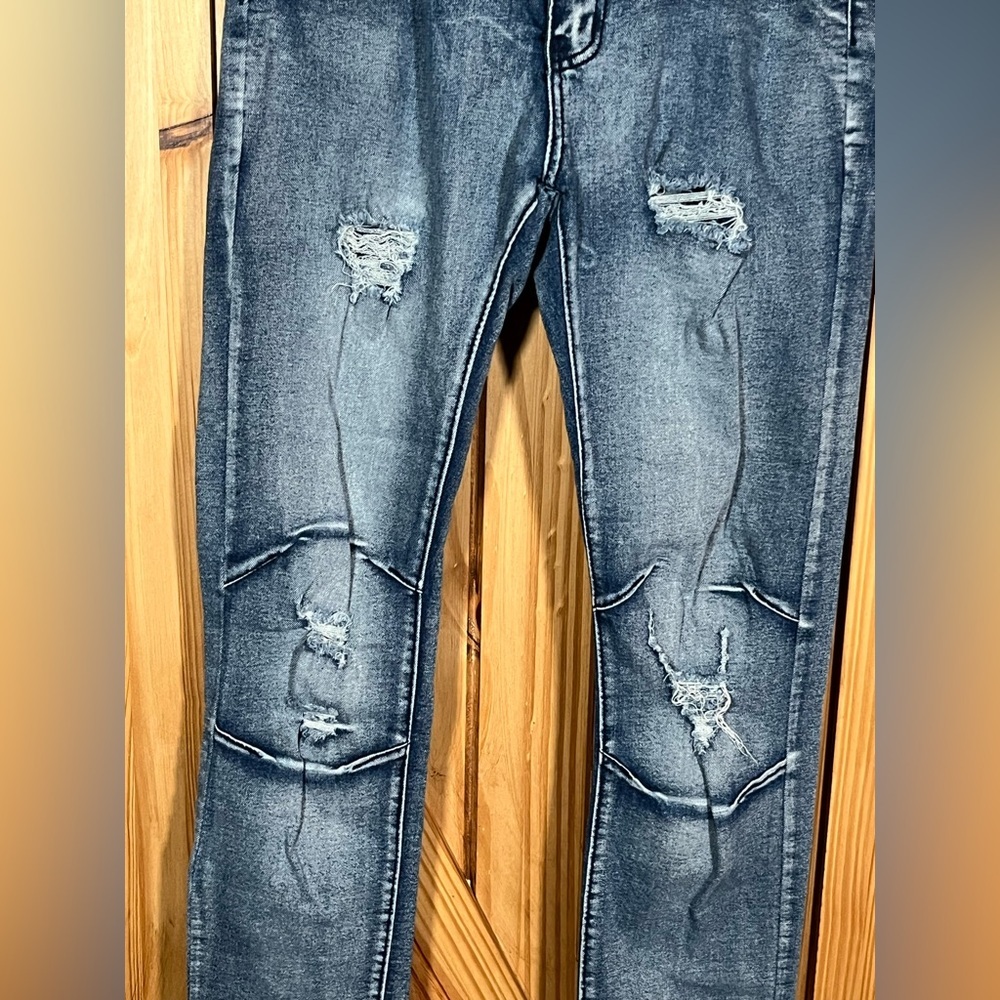 Blue Cult Denim Size 30 Women’s Denim Distressed Blue Jeans - Picture 2 of 8